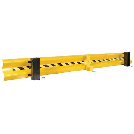 Vestil Guard Rail System Drop, Yllw, 108" GR-H2R-DI-9-YL